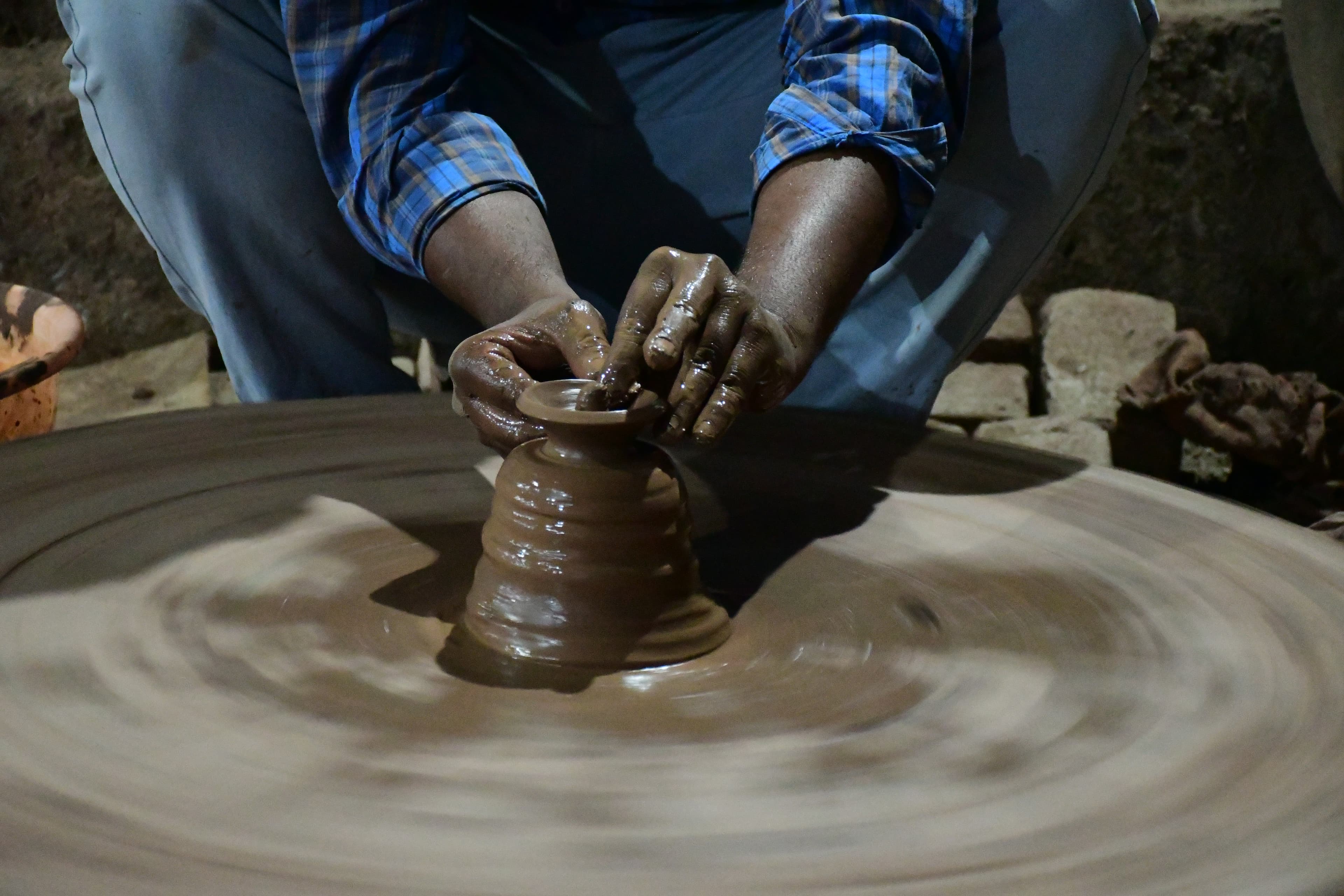 Potter Wheel in Motion