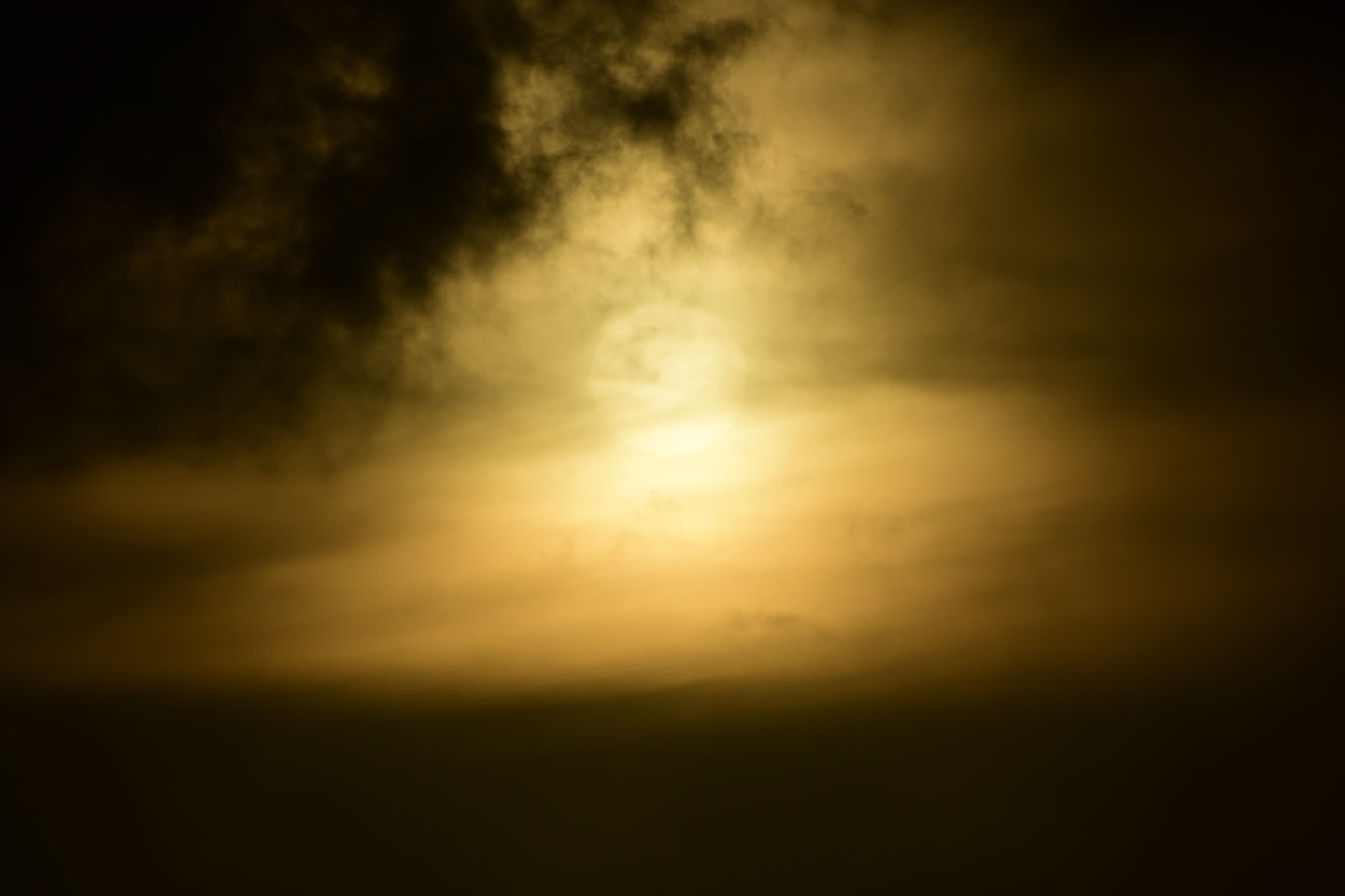 Sun Through Monsoon Clouds