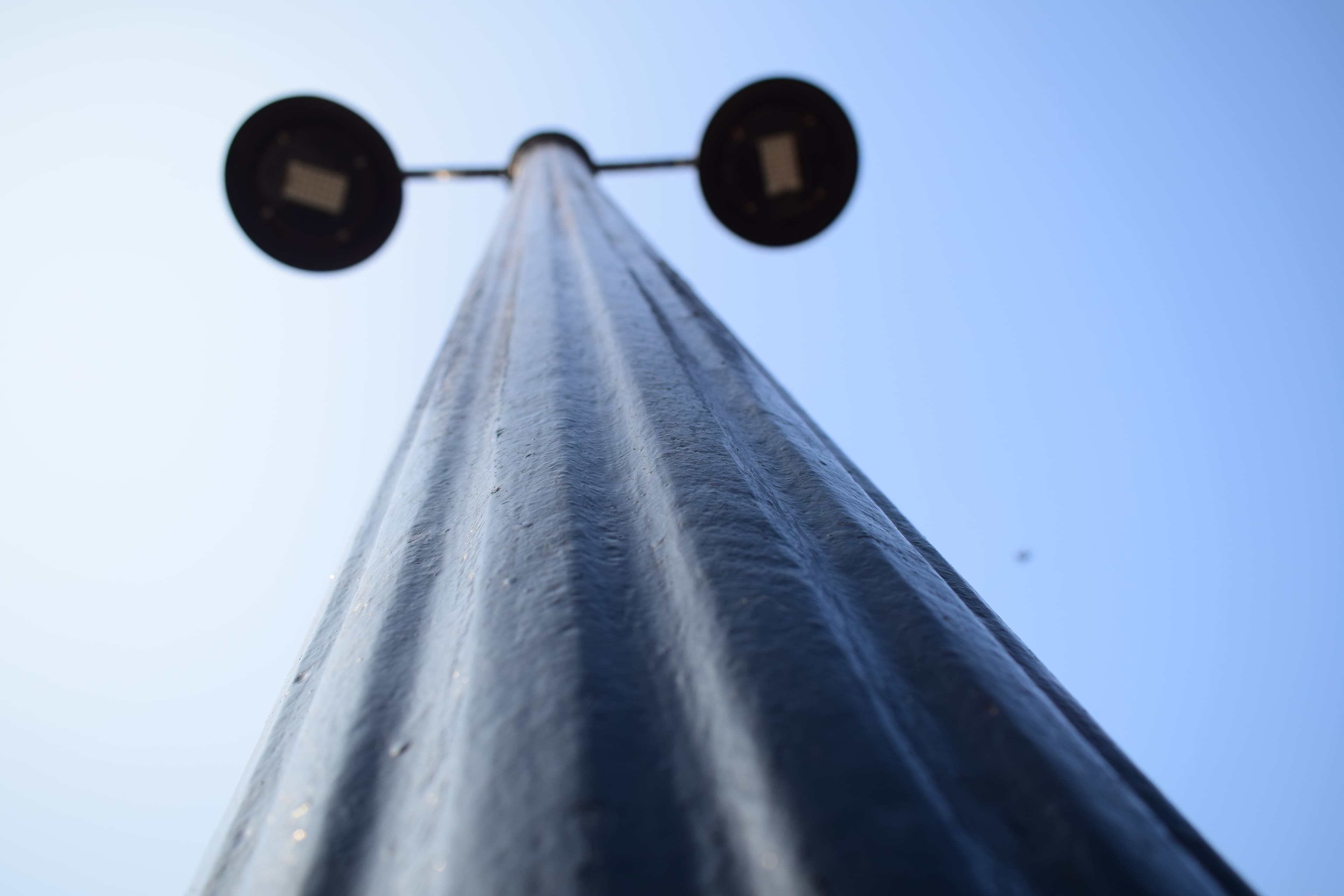 Upward Light Pole Perspective
